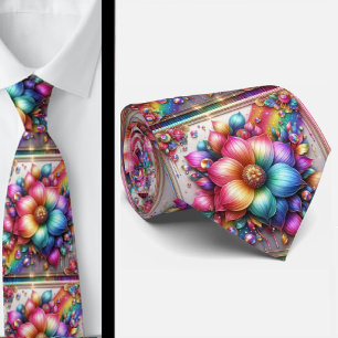 Vlammende Das Regenboem Bloemen Nep Glitters