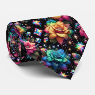 Vlammende Das Regenboog Bloemen en Diamanten