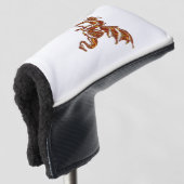 Vlammende Draak Golfheadcover (3/4 voorkant)