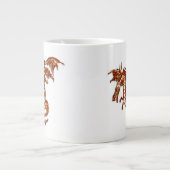 Vlammende Draak Grote Koffiekop (Voorkant)