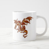 Vlammende Draak Grote Koffiekop (Rechts)