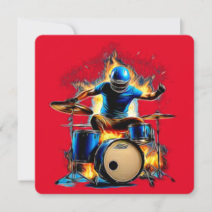 Vlammende hete drummer!