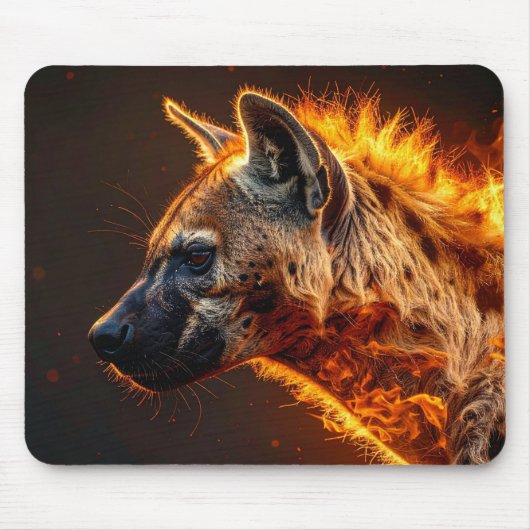 Vlammende hyena muismat (Voorkant)