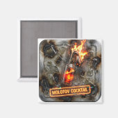 Vlammende Inferno Shot Magneet (Voorkant / Achterkant)