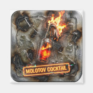Vlammende Inferno Shot Magneet
