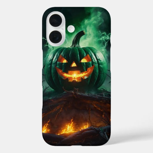 Vlammende Jack-o’-Lantern Case-Mate iPhone Case (Achterkant)