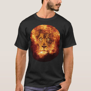 Vlammende Leeuw van Juda T-shirt