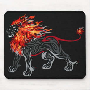 vlammende leeuwenmuizenmat muismat