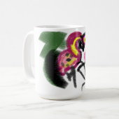 Vlammende liefde  koffiemok (Voorkant links)