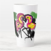 Vlammende liefde  latte mok (Voorkant)