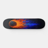 Vlammende Meteoor Persoonlijk Skateboard (Horizontaal)
