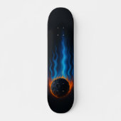 Vlammende Meteoor Persoonlijk Skateboard (Voorkant)