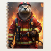 **"Vlammende Moed: De Otter Brandweer"** Planner (Voorkant)