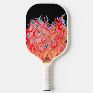 vlammende peddel pickleball paddle