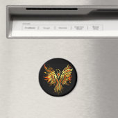 Vlammende Phoenix magneet (Insitu (Vaatwasser))