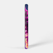 Vlammende Punk schedel telefoonhoesje Samsung Galaxy Hoesje (Rechterkant)