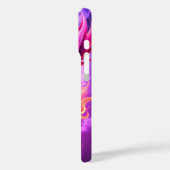 Vlammende Punk Skull iPhone / iPad case (Achterkant / Links)