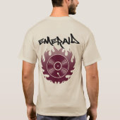 Vlammende Record Emerald T-shirt (Achterkant)