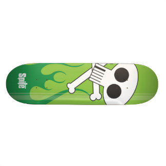 Vlammende Schedel Persoonlijk Skateboard