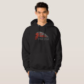 Vlammende schedeltank hoodie (Voorkant volledig)