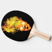 Vlammende Schedelvuur Tafeltennisbatje (Zijkant)