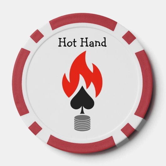 Vlammende spade en chips (Achterkant)