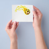 Vlammende Voetbal Flyer (Hand)