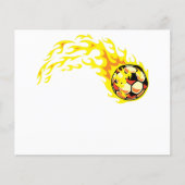 Vlammende Voetbal Flyer (Voorkant)