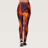 vlammenpatroon leggings (Achterkant)