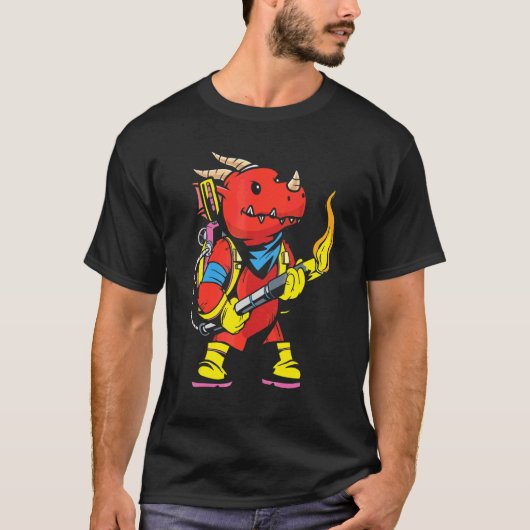 Vlammenwerper Vlammenwerper Hete Brand 3 T-shirt (Voorkant)