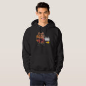 Vlammenwerper Vlammenwerper Hete Brand Kat Hoodie (Voorkant volledig)