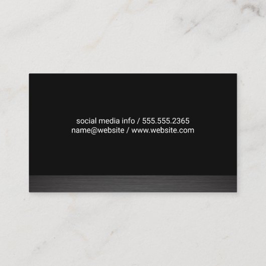 vlammicrofoon visitekaartje (Achterkant)