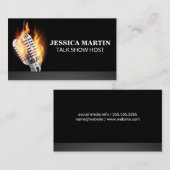 vlammicrofoon visitekaartje (Voorkant / Achterkant)