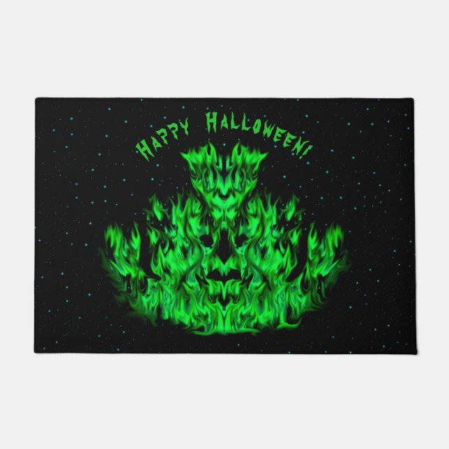 Vlammonster in de Starlight Sky Deurmat (Voorkant)