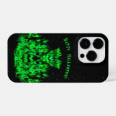 Vlammonster in de Starlight Sky iPhone Hoesje (Achterkant horizontaal)