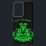 Vlammonster in de Starlight Sky Samsung Galaxy Hoesje<br><div class="desc">Flame Monster in The Starlight Sky,  digitaal schilderij van Krisi ArtKSZP >> Meer producten in winkelrubriek >> Halloween >>>> Vlammonster in de Starlight Sky</div>