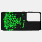 Vlammonster in de Starlight Sky Samsung Galaxy Hoesje (Achterkant horizontaal)