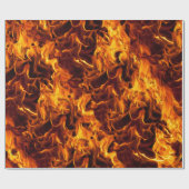 Vlampatroon Cadeaupapier (Vlak)