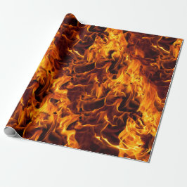 Vlampatroon Cadeaupapier