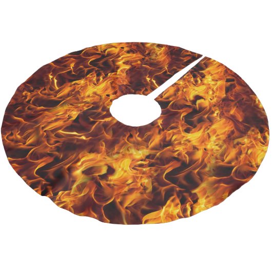 Vlampatroon Kerstboom Rok (Gekanteld)