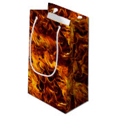 Vlampatroon Klein Cadeauzakje (Achterkant Gekanteld)