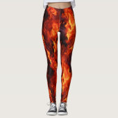 vlampatroon leggings (Voorkant)