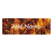 Vlampatroon Naambadge (Voorkant)