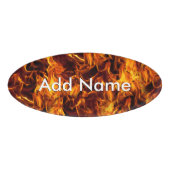 Vlampatroon Naambadge (Voorkant)