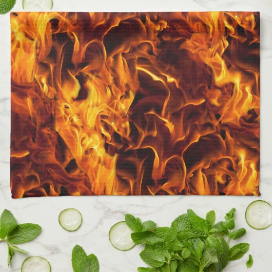 Vlampatroon Theedoek (Gevouwen)