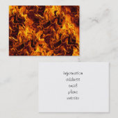 Vlampatroon Visitekaartje (Voorkant / Achterkant)