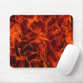 Vlampen van Fire Mousepad Muismat (Met muis)