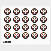 Vlampjes Ronde Sticker (Vel)