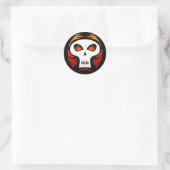 Vlampjes Ronde Sticker (Tas)
