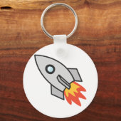 Vlamraket Sleutelhanger (Voorkant)